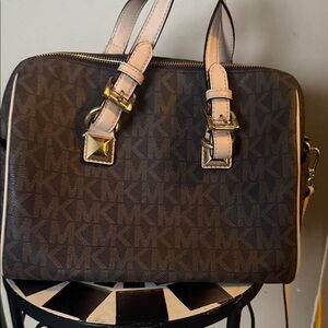 Michael Kors Dark Brown Signature Satchel